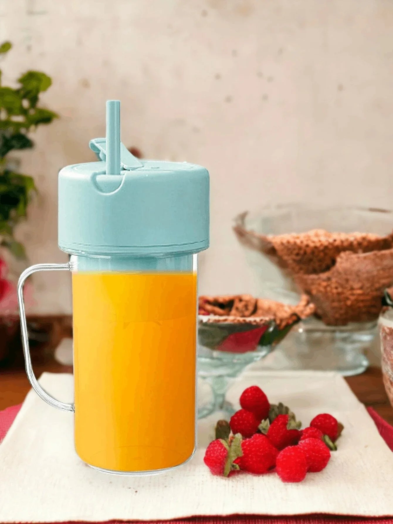 Batidora portátil con pajita Almacen