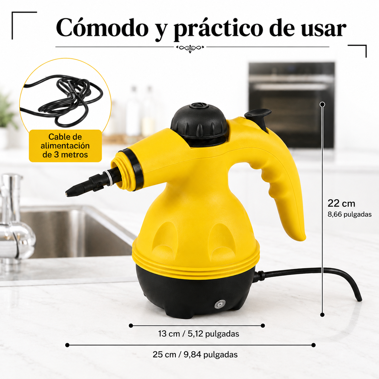 Limpiador a Vapor Multi superficie