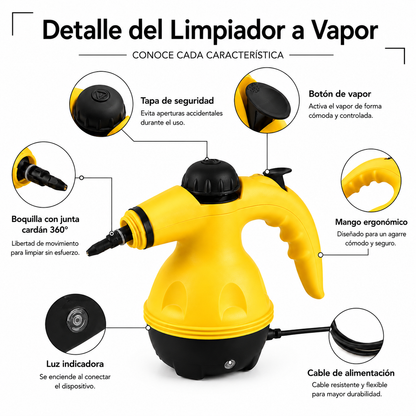 Limpiador a Vapor Multi superficie
